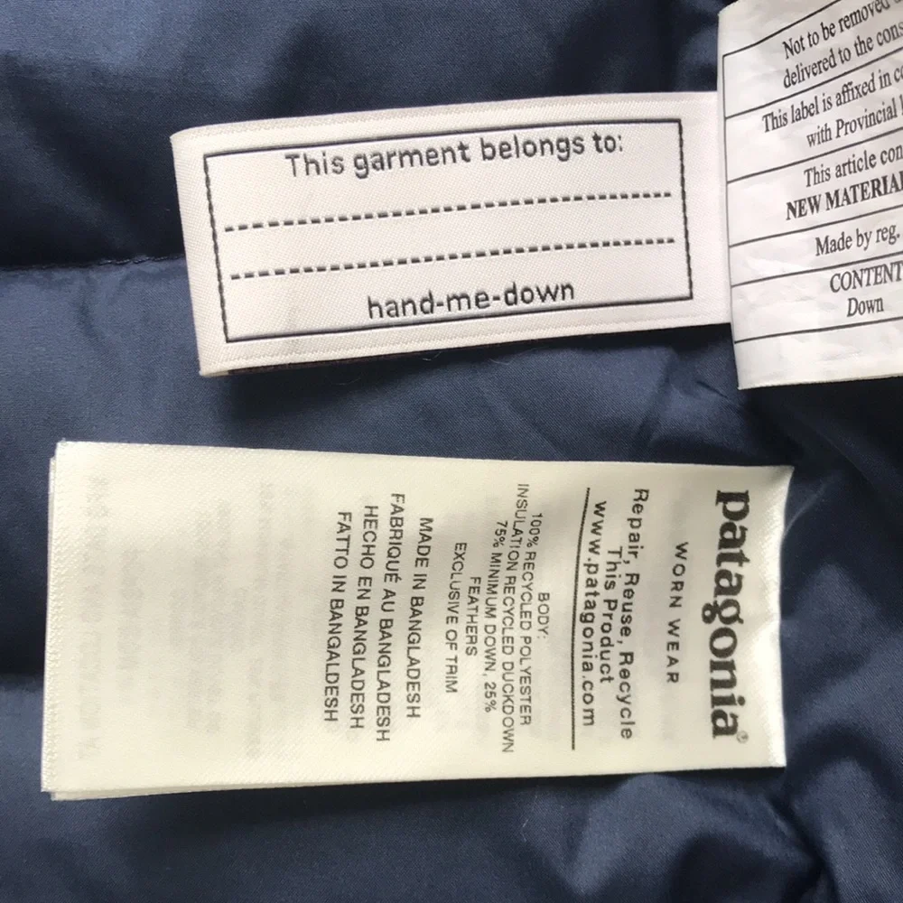 Patagonia Down Vest (boys' size L)